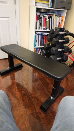 Flat weight bench