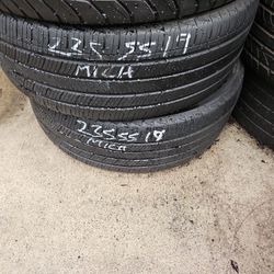 Pair 235/55/19 Michelin Primacy 