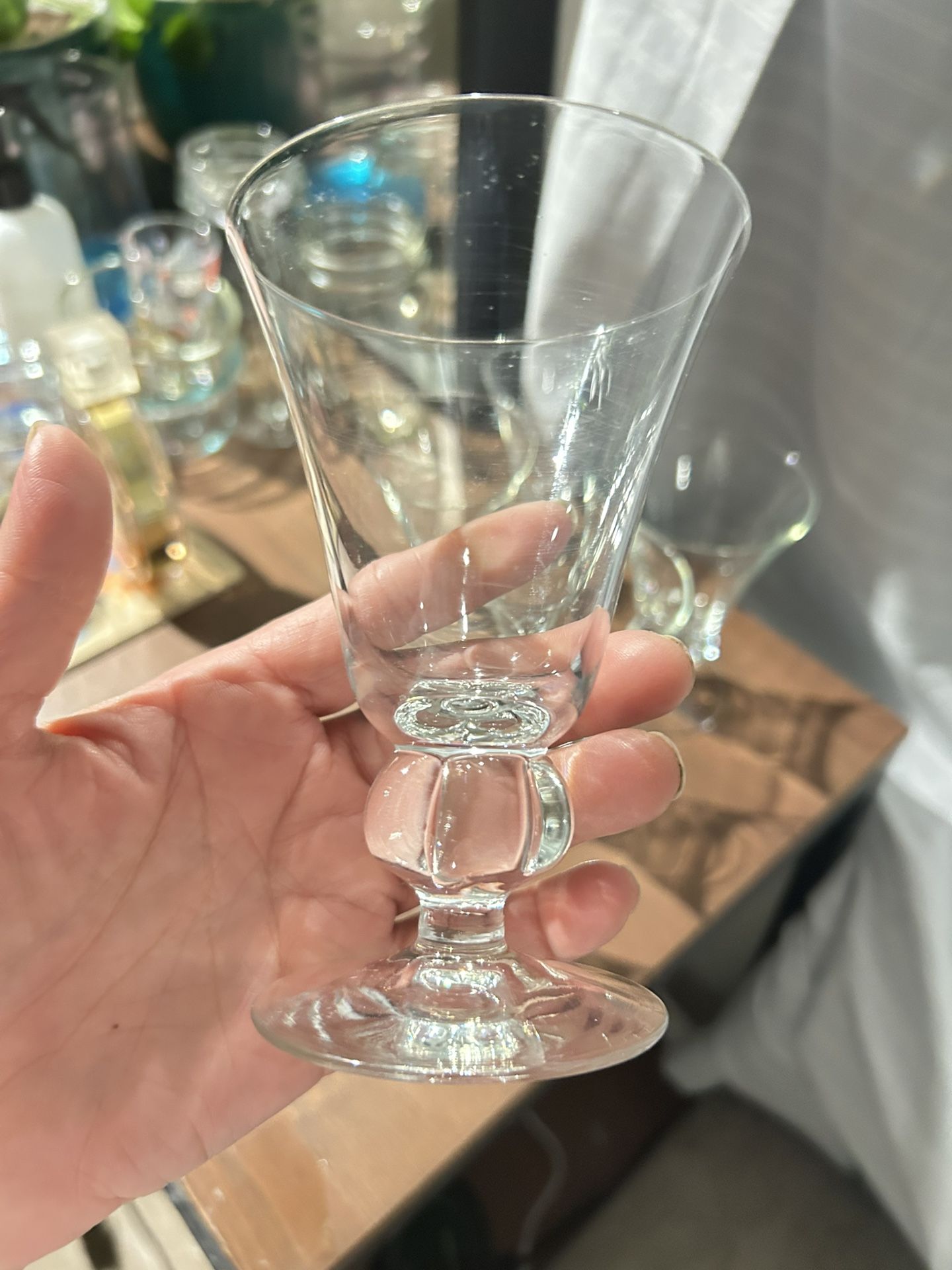 Vintage 1950’s Astrid Swedish Champagne Crystal