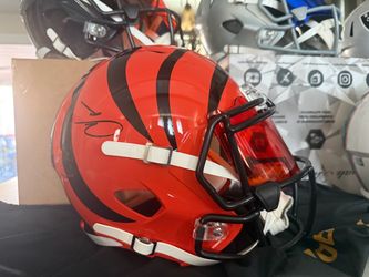 Signed Cincinnati BengalsFull Size Replica Football HelmetSigned by Chad Ochocinco