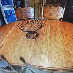 Solid oak Dining set