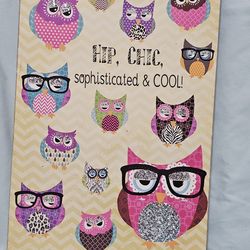 decorative wall art of owls