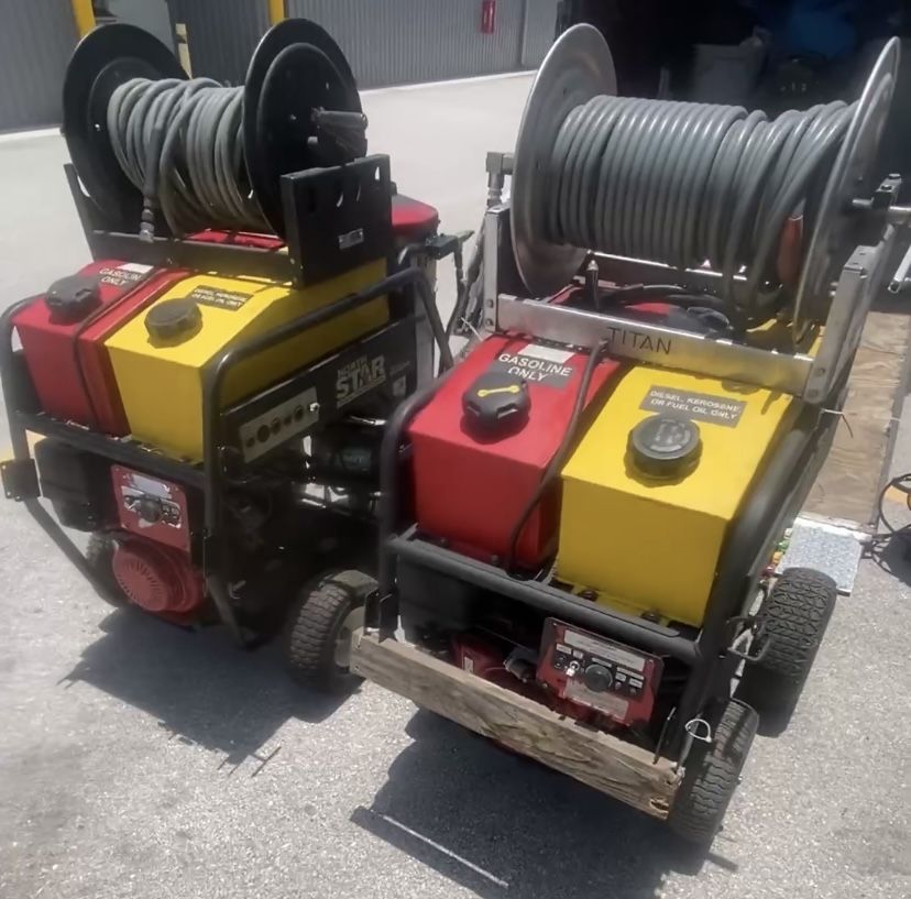 North Star Hot Water Pressure Washer With Flat Free Tires Everything Works As It Should. Clean Used Condition MSRP $4999.99 For $2000 Firm Honda 390GX