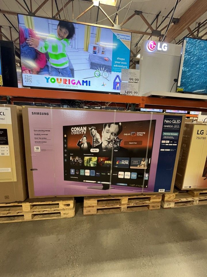 85QN85DD 85” Samsung Smart 4K Neo Qled Hdr Tv