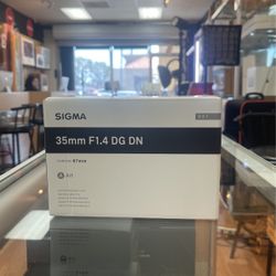 Sigma 35mm F1.4 For Sony
