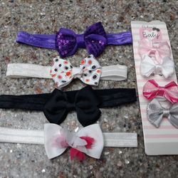 🌿🎀8pc Headbands & Bows 🎀🌿