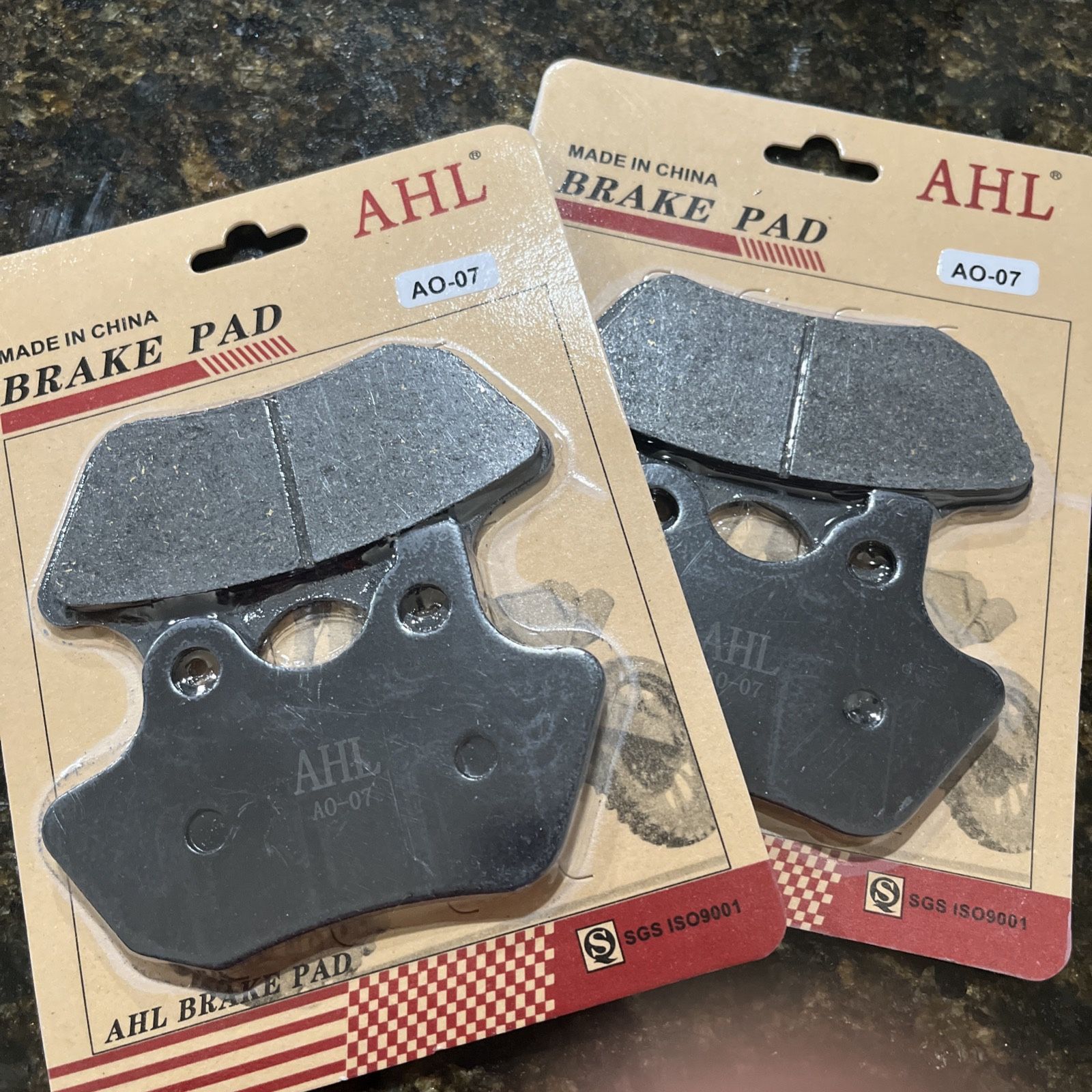 AHL AO-07 Motorcycle Breakpads Front And Rear 