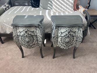 Matching Decorative Nightstands • Set of 2
