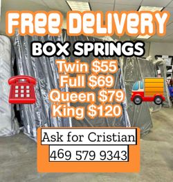Box Springs Twin box Full box Queen box King box Bases para colchon Box spring