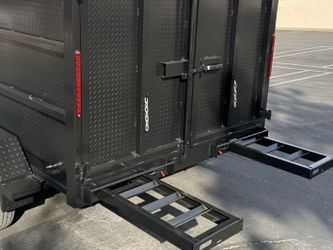 New Scissor Lift Hydraulic Dump Trailer with Ramps 💎