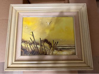 Framed painting