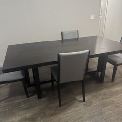 Tv Stand And Table Set Of 6 With Chairs 