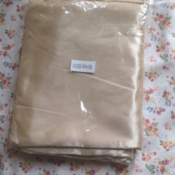 Champagne Color Round Table Cloth 90 And 104 Inch