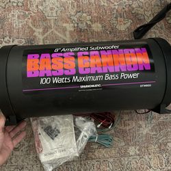 Brand New Bass Cannon Subwoofer Vintage Car Audio 