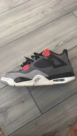 Jordan infrared 4s signed by Mike Harris aka “Money Mike”