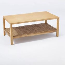 Studio Mcgee Rattan Coffee table