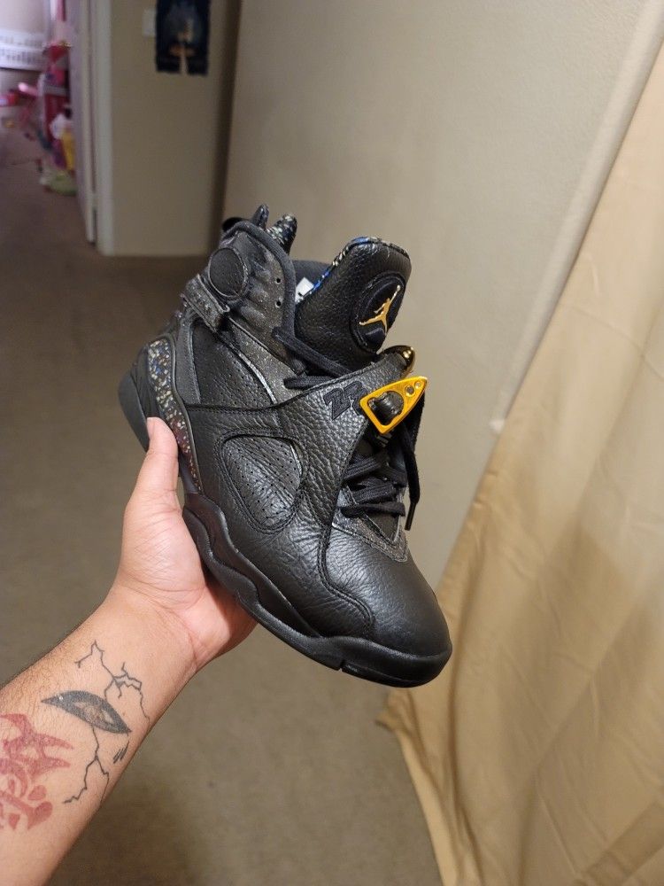 Jordan 8 best sale confetti on feet