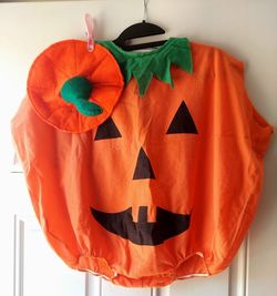 Pumpkin Halloween Costume, Child 8-10