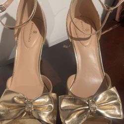 New Gold High Heels 