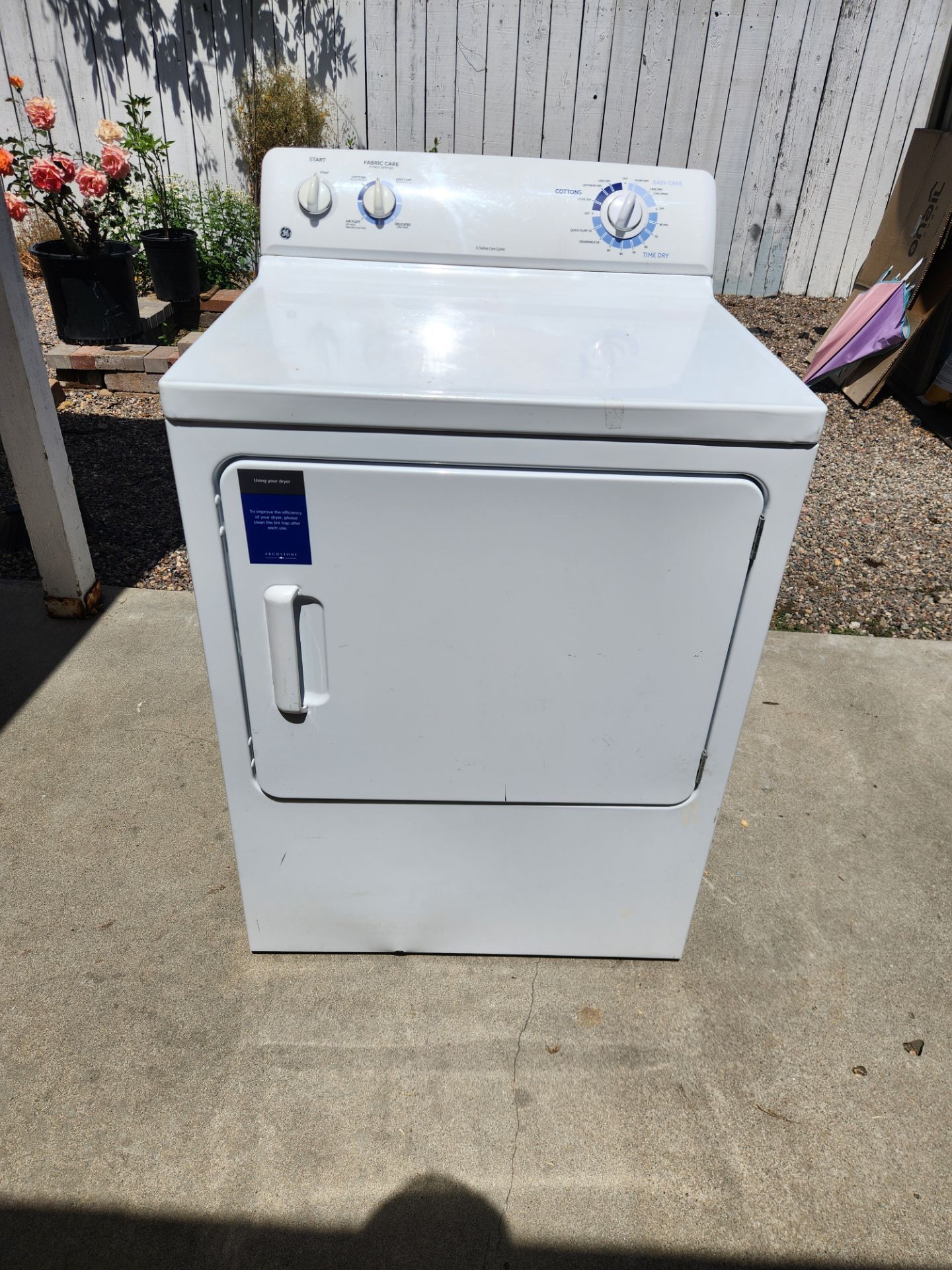 GE dryer