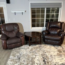 Recliners And A Table