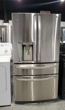 LG 4 Door Stainless Steel Fridge
