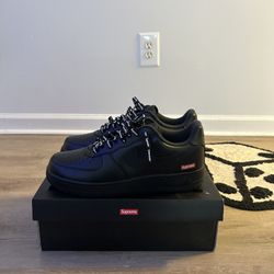 Supreme x Air Force 1 Low 'Box Logo - Black'