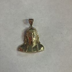 10k Gold Benjamin Franklin Pendant #109905-1 MGC 