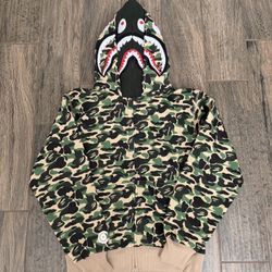 Brand New Bape Full Zip Hoodie All Sizes With Bags And Tags