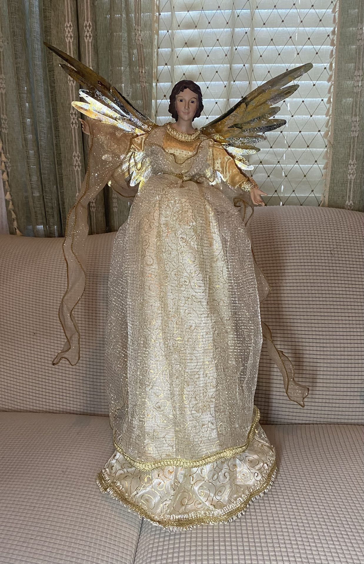 Angel  - Beautiful Vintage Statue 29” Tall 