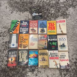 Peter Straub, James Clavell, Irwin Shaw, Colleen McCullough, Scott Turow, James Herriot, Irving Wallace 