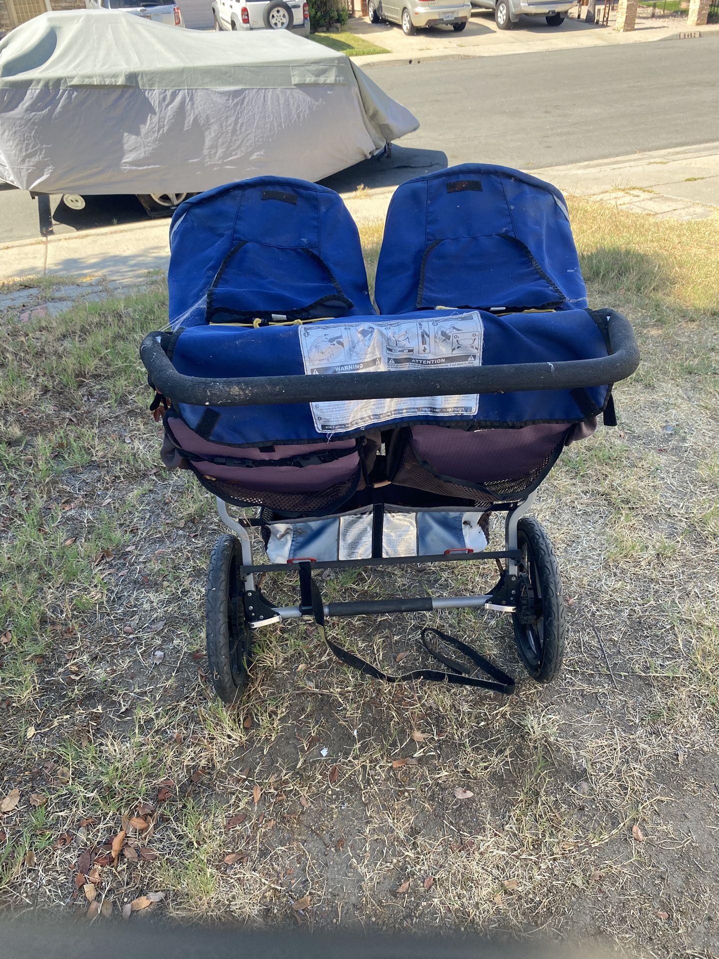 FreeTwin Baby Stroller And Christmas Light