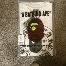Small Bape Chrome Hearts Tee Shirt