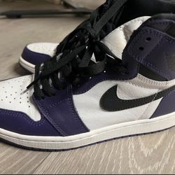 Court Purple Jordan 1’s