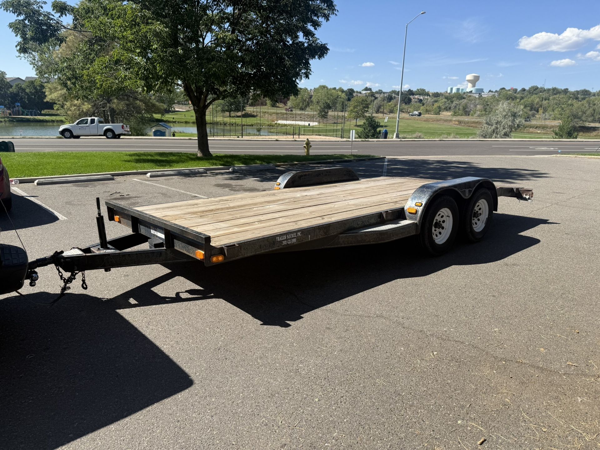 7X18 Tandem trailer