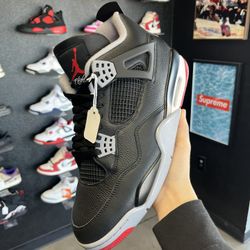 Jordan 4 “Bred Reimagined” Size 12