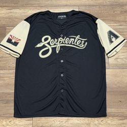 Arizona AZ Diamondbacks Dbacks Serpientes Jersey Shirt Black 2023 SGA Adult 2XL
