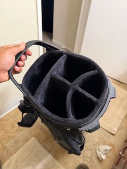 Vice Black Golf Cart Bag with 4-Way Divider