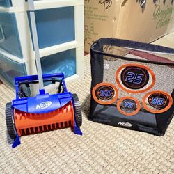 Nerf Elite Dart Rover & Nerf Elite Portable Practice Target