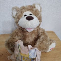 Peek A Boo Teddy Bear Animated Stuffed Animal Soft Plush Toy 10"