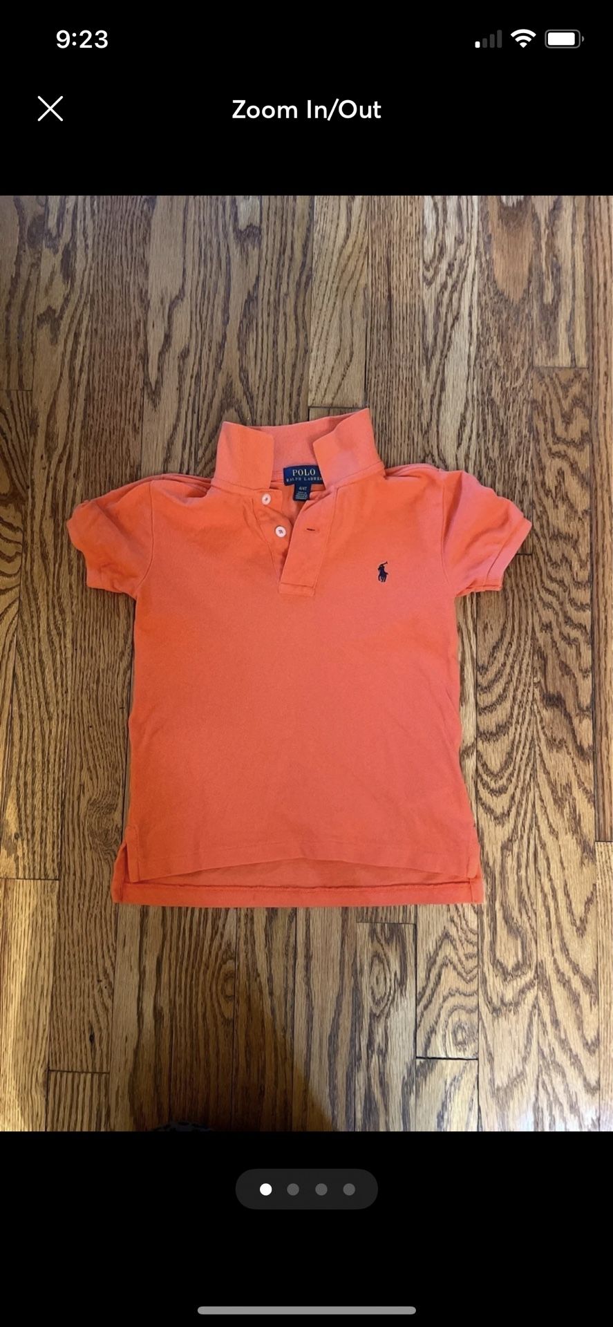 Ralph Lauren Polo Shirt Size 4t Kids Boys