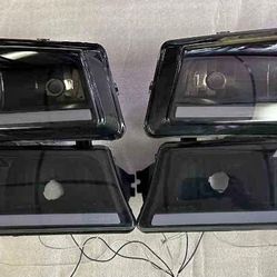 03-06 Chevrolet Silverado/Avalanche Smoked Headlights