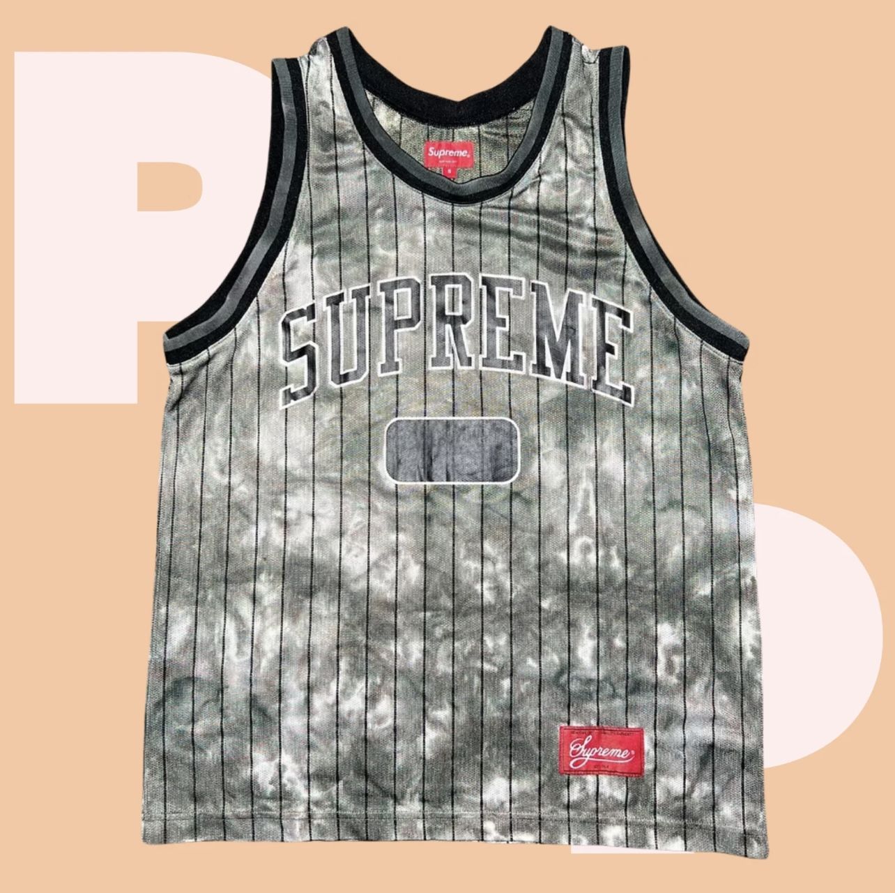 Supreme Dyed Basketball Jersey (Small)