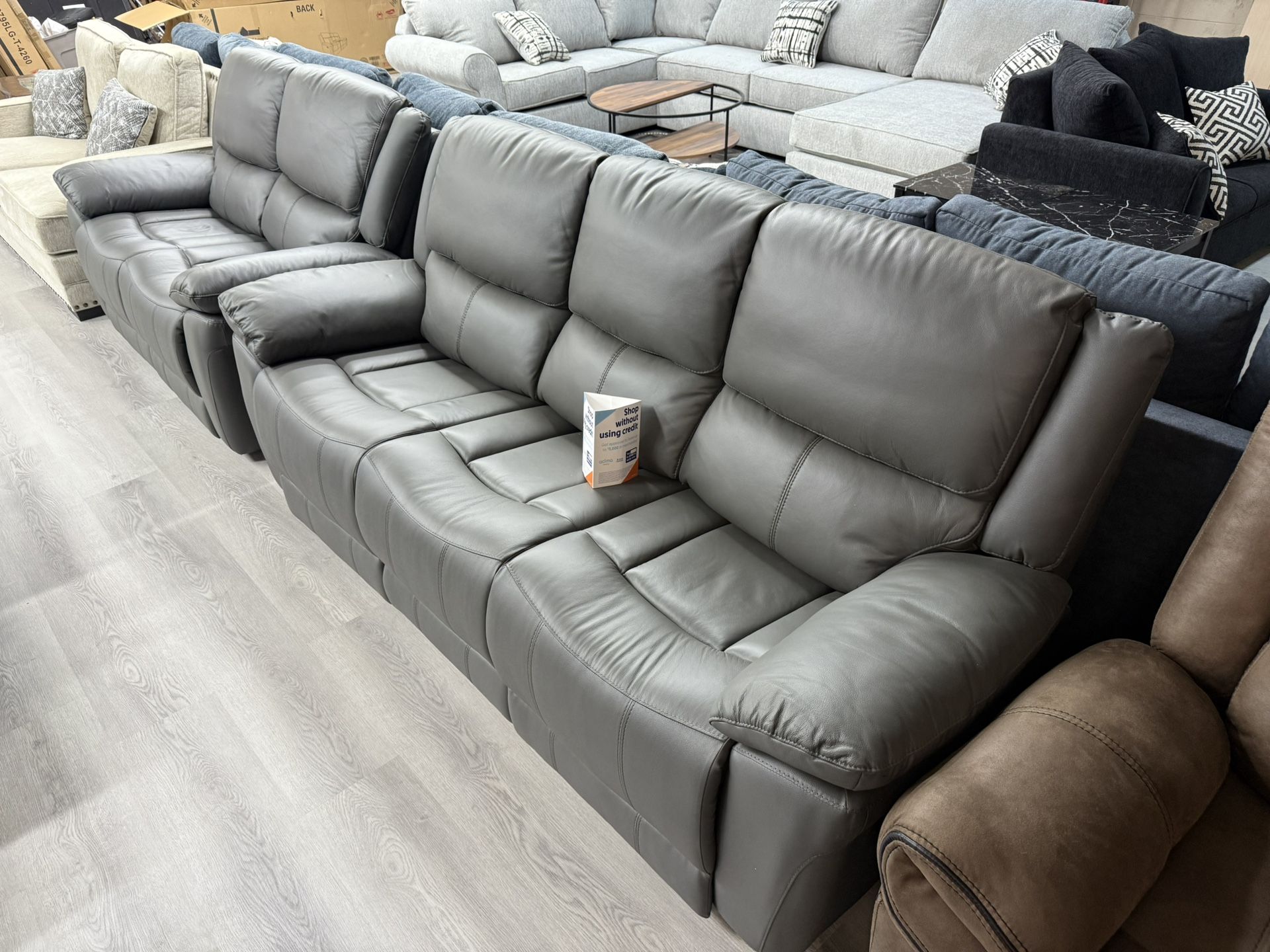 New Recliner Sofa And Loveseat Leather 
