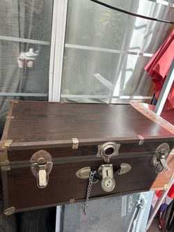 Vintage Inspired storage trunk