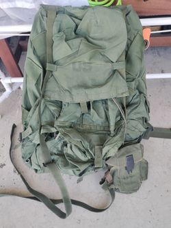 US Military Backpack & sidepack