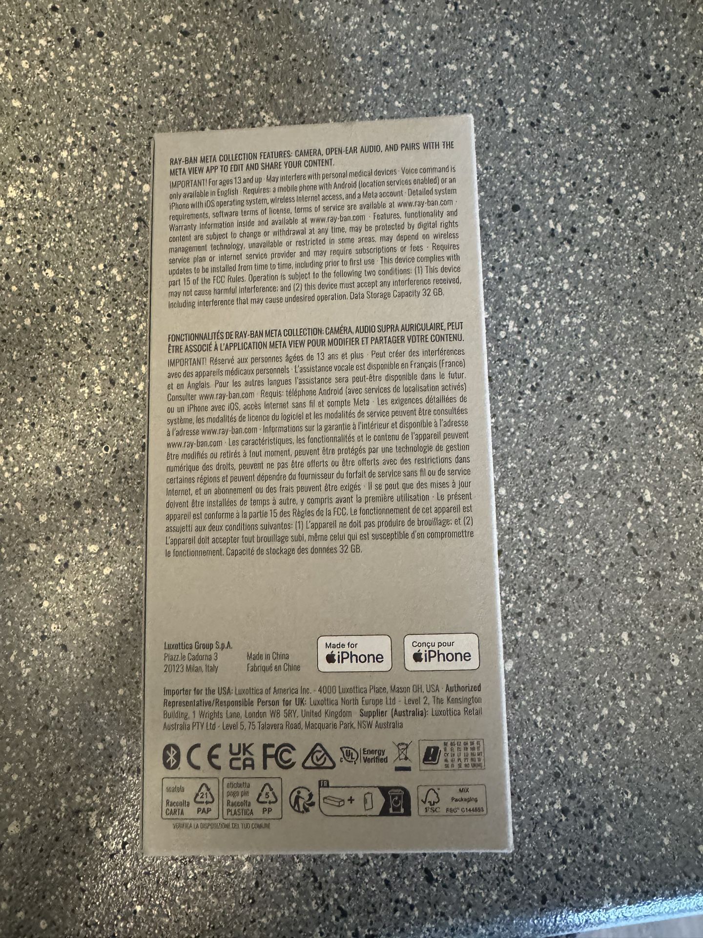 RayBan Meta Eyeglasses BRAND NEW