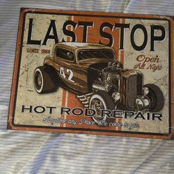 Tin Sign