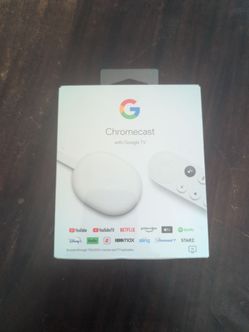 Brand New Google Chromecast with Google TV 4K | Unopened