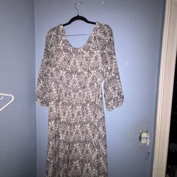 black and white vintage dress 